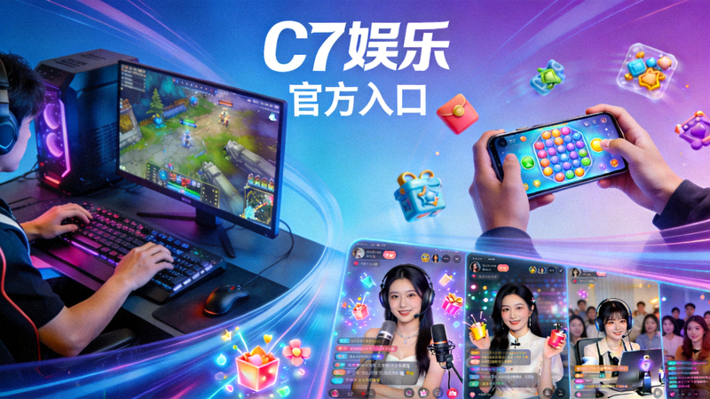 C7娱乐官方入口主视觉图 - 展示多元游戏与娱乐场景