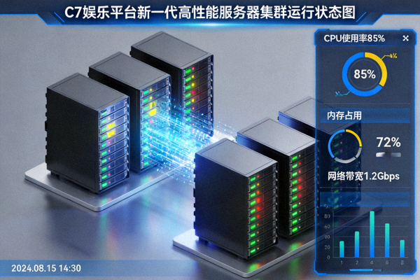 C7娱乐平台新一代高性能服务器集群运行状态图